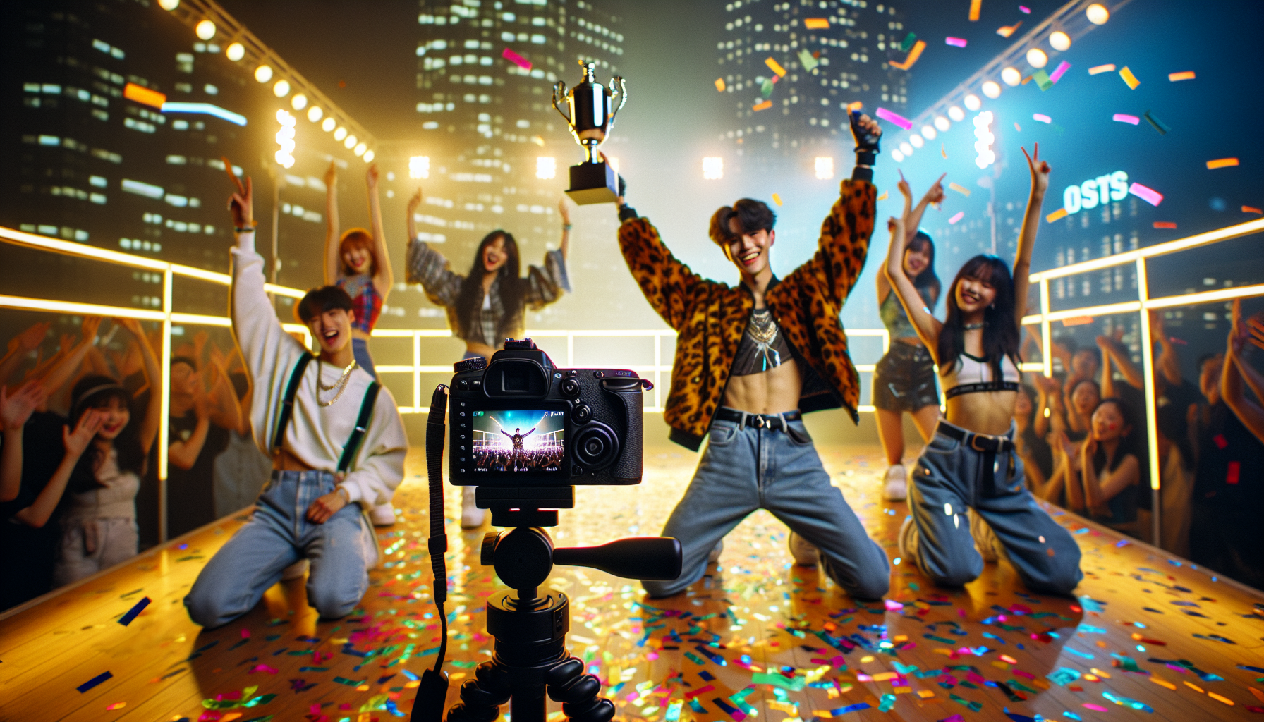 K-pop charts themed image: The king of SNS strikes again!