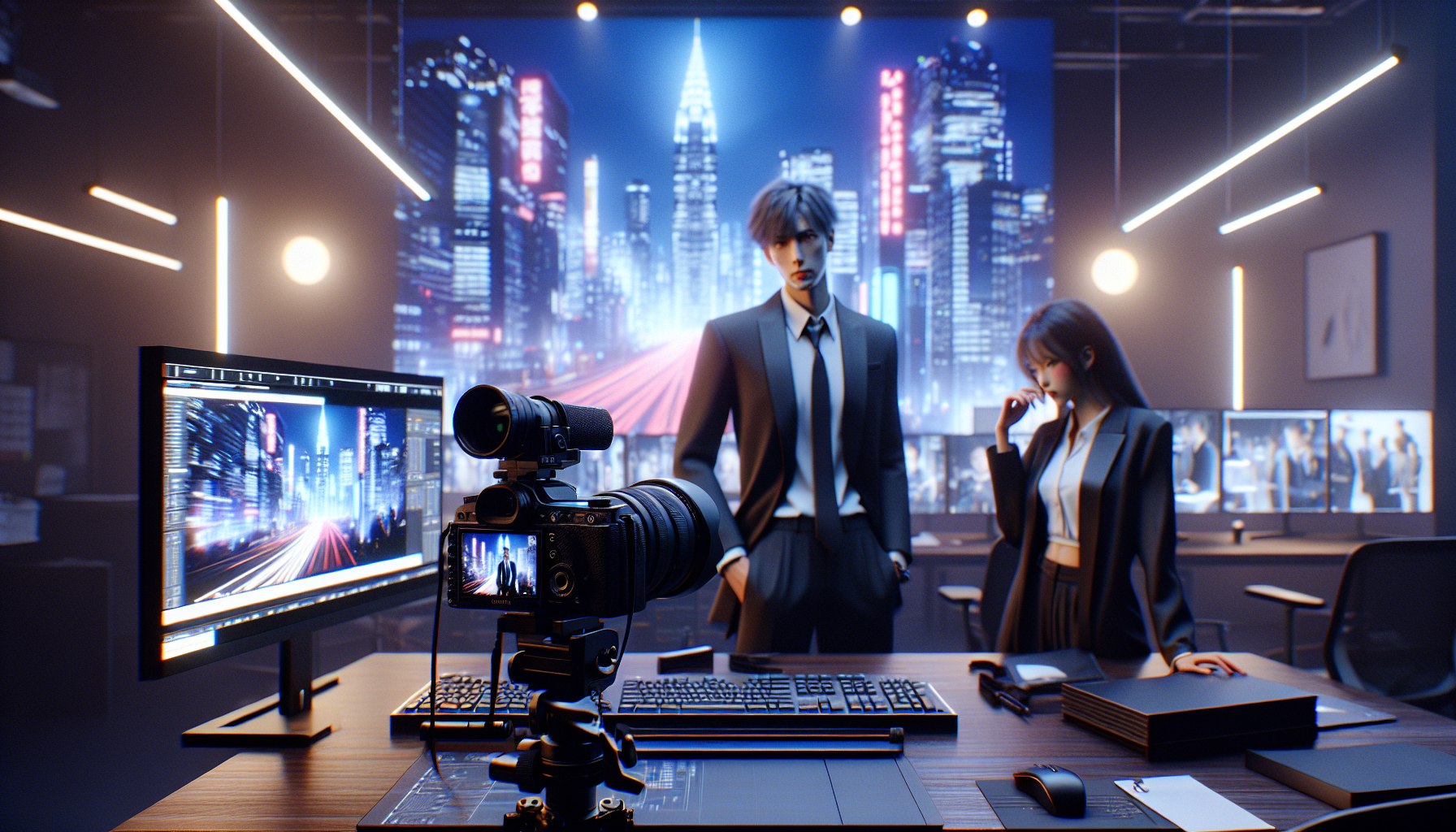 K-pop industry themed image: She's so relatable!