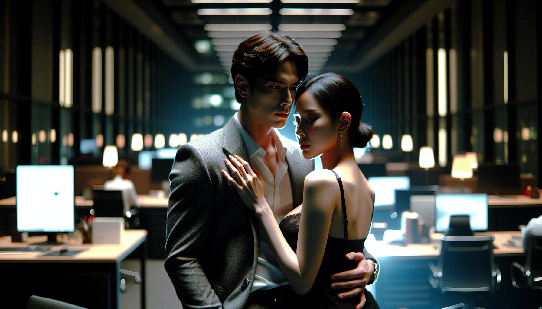 K-pop industry themed image: Park Min Young and Wi Ha Joon are gearing up for their upcoming drama “Siren’s Kiss”! tvN’s new Mond