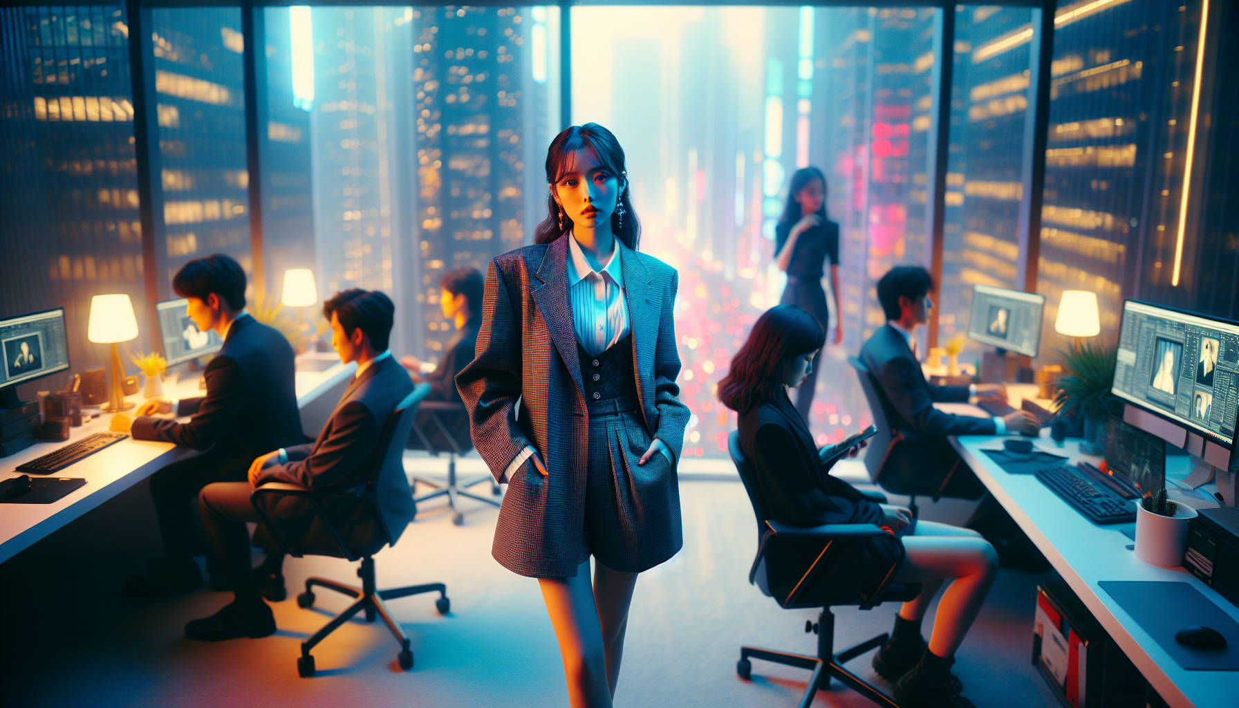 K-pop industry themed image: Netizens are enraged.