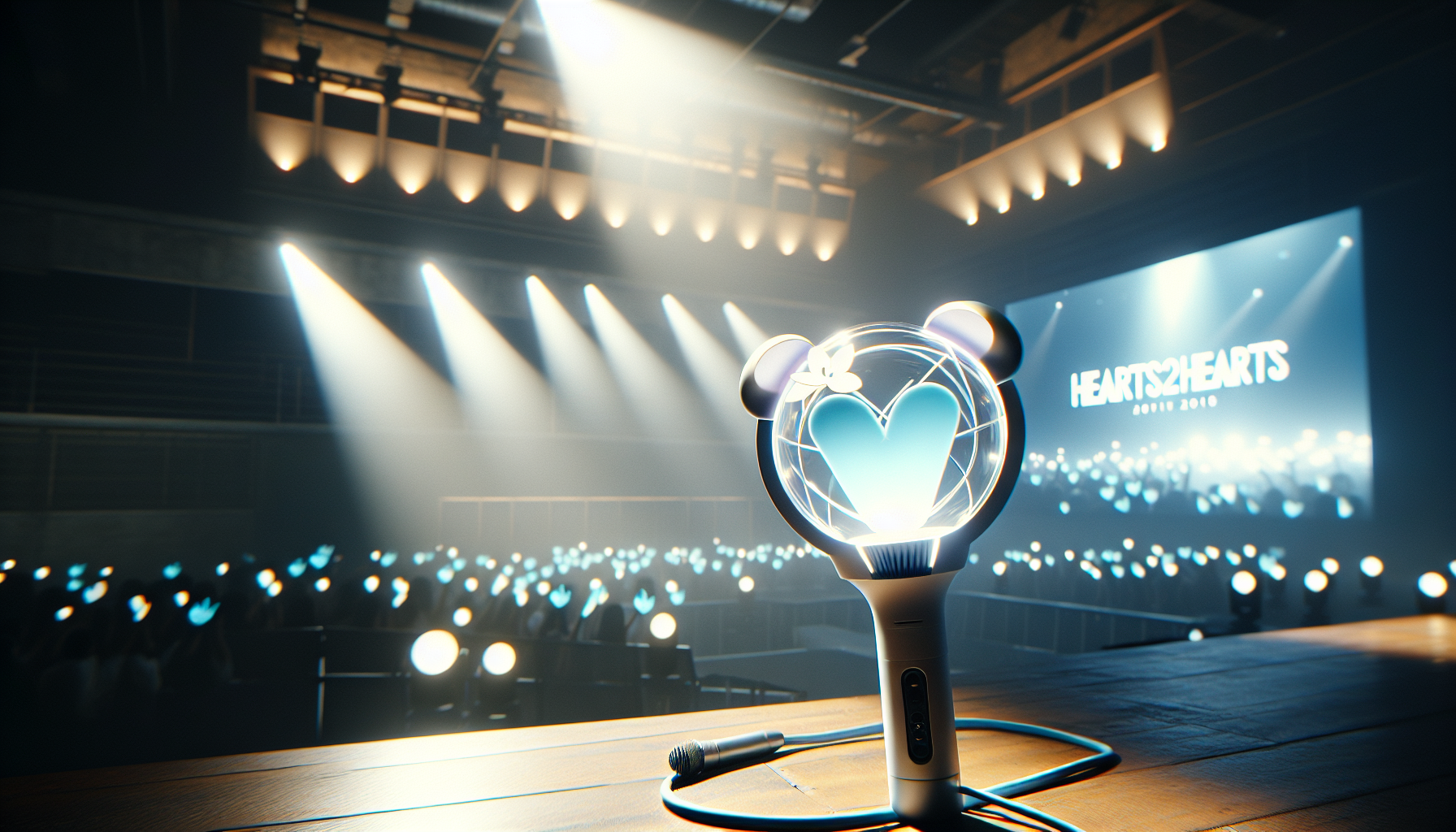 K-pop comebacks themed image: Hearts2Hearts has shared a closer look at their official fanlight! Earlier on January 14, Hearts2Hea