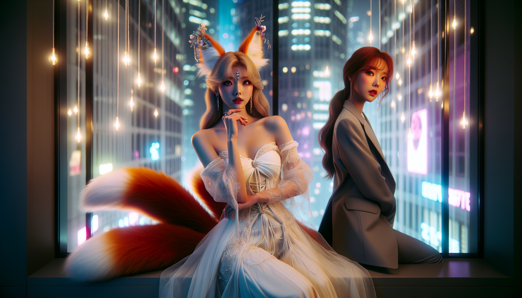 K-pop industry themed image: “No Tail to Tell” has shared new stills of its supporting cast ahead of its premiere tonight! “No Ta