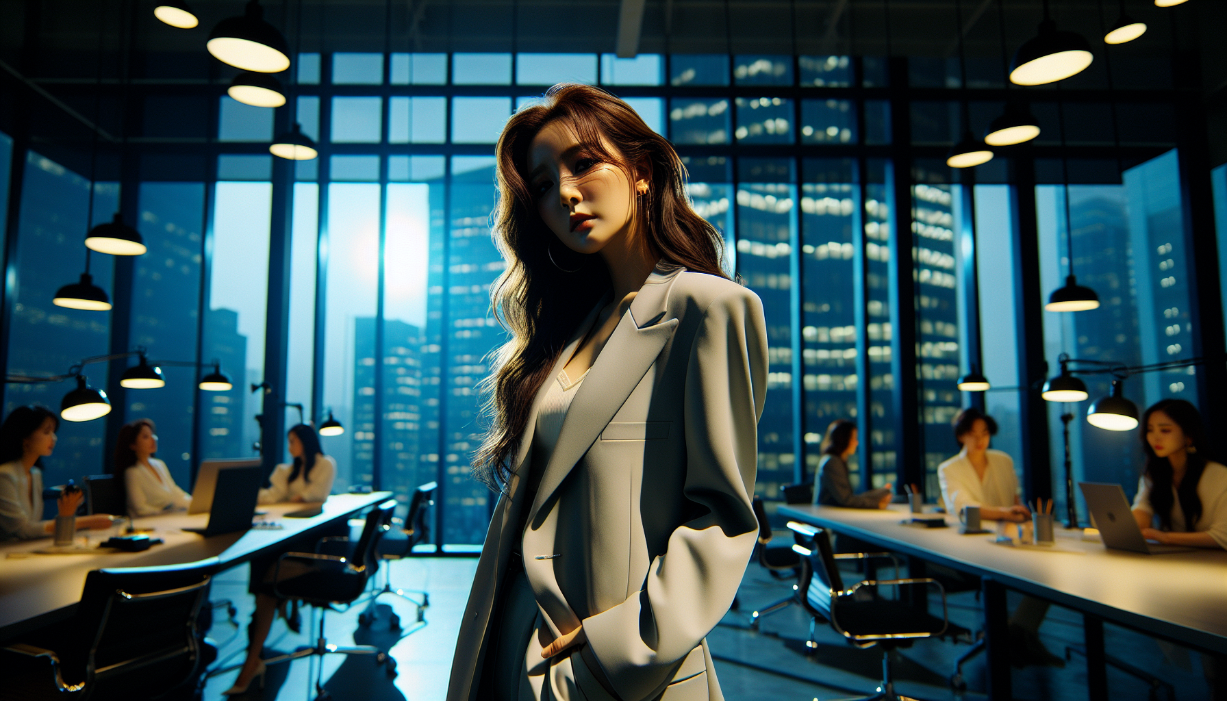 K-pop industry themed image: They think the show should've been about her instead.