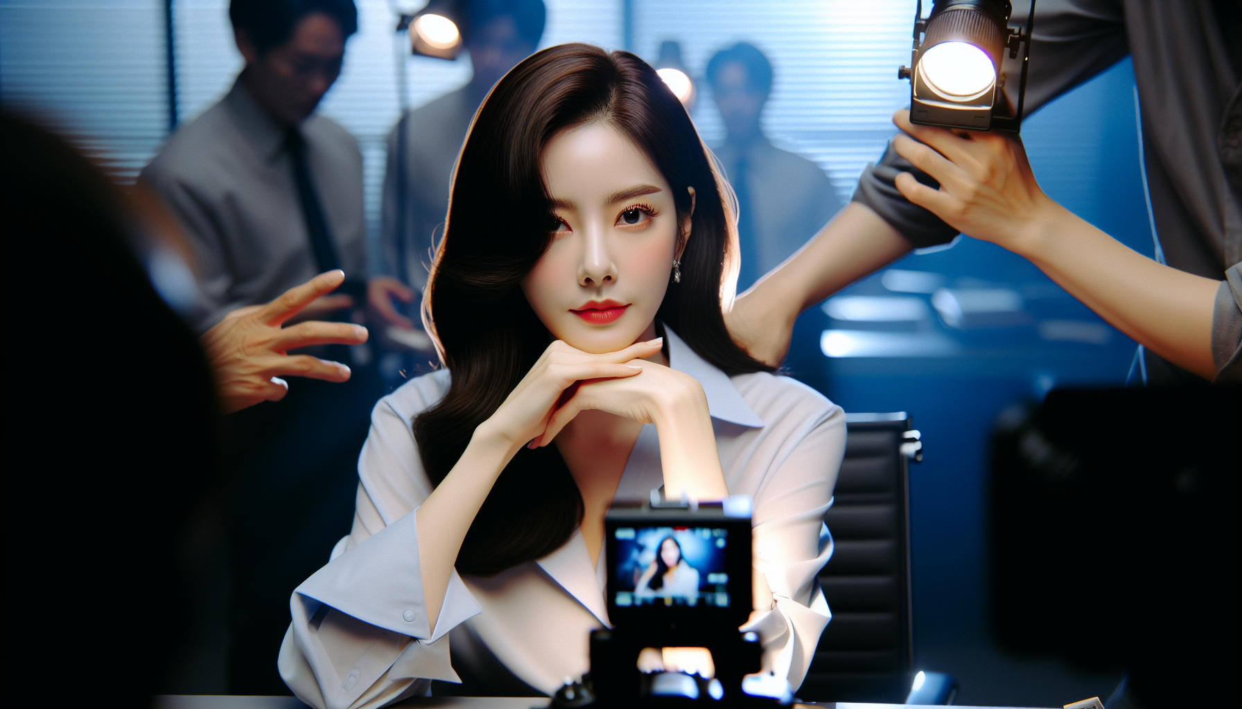 K-pop industry themed image: There’s just something irresistible about secretary x boss K-dramas, the perfect blend of romance an