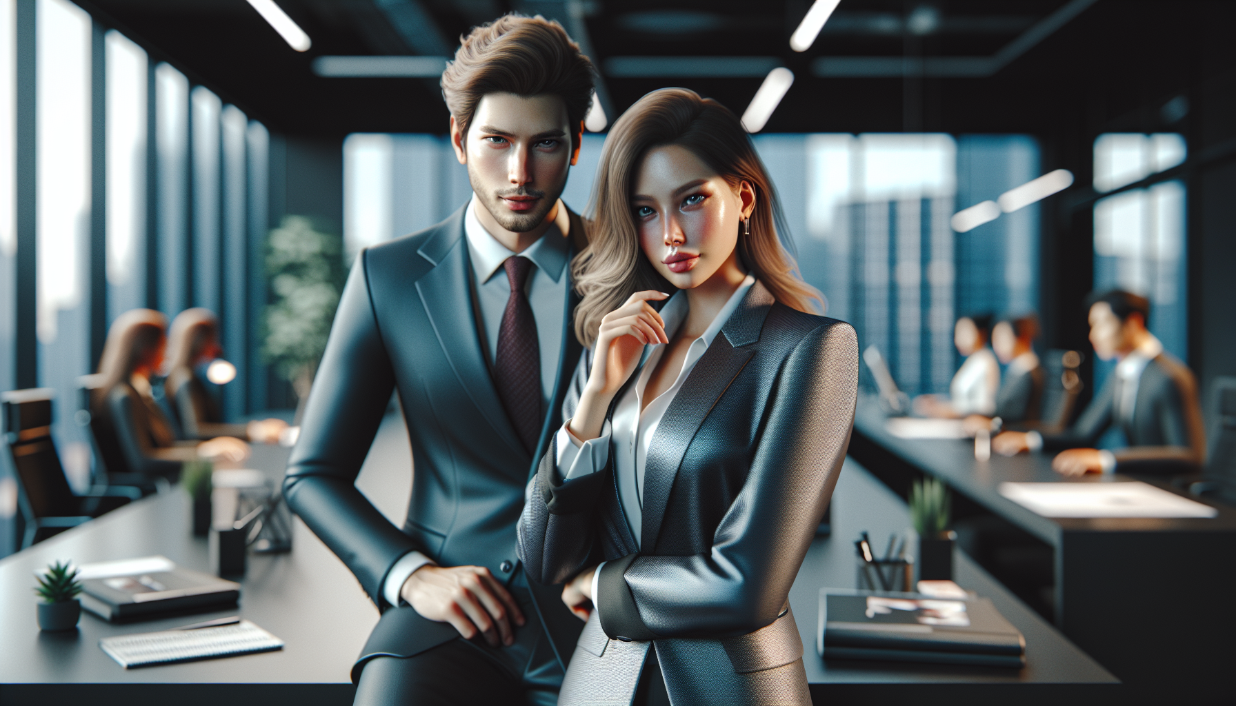 K-pop industry themed image: There’s just something irresistible about secretary x boss K-dramas, the perfect blend of romance an