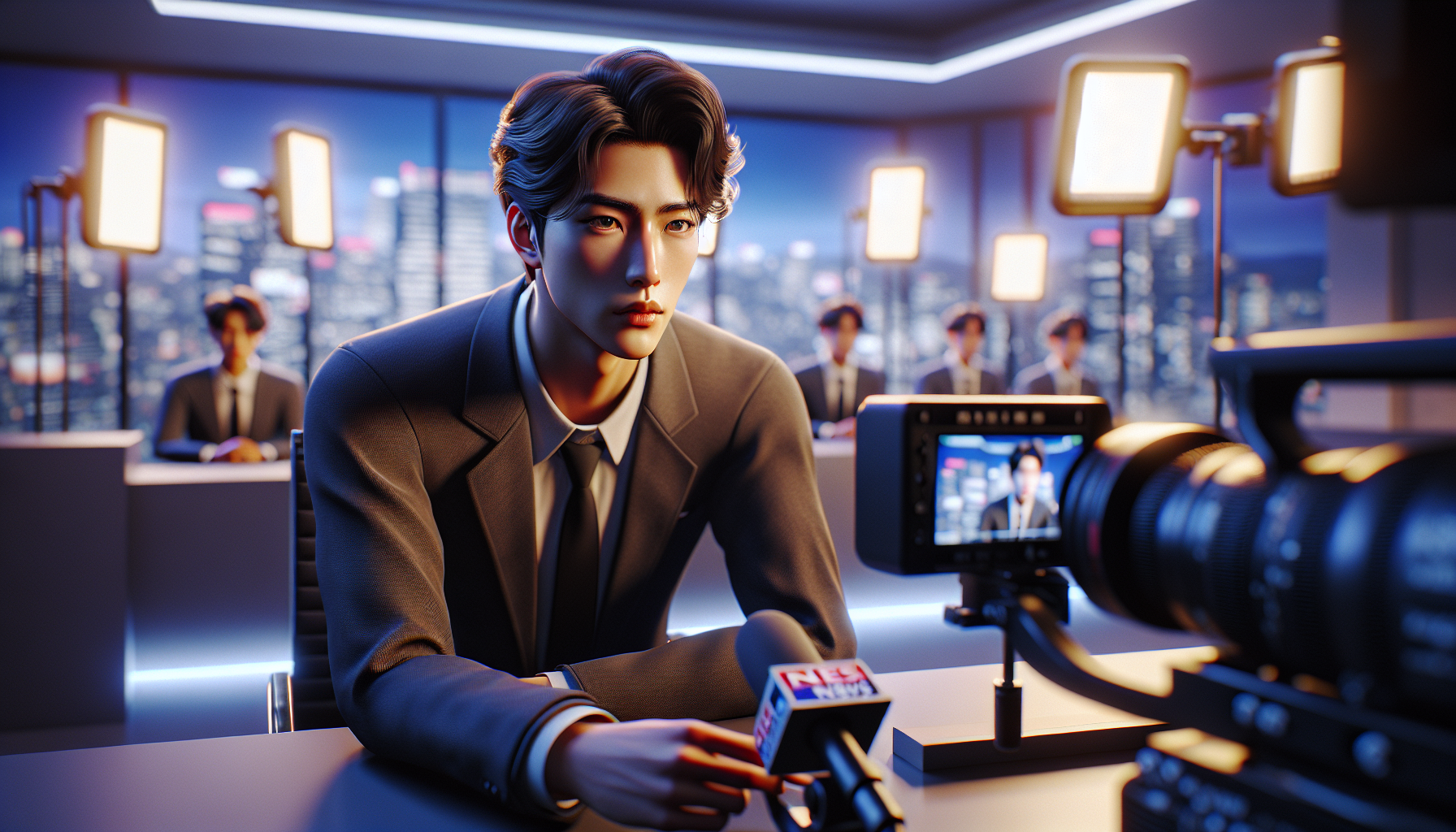 K-pop scandals themed image: He's kidding, right?