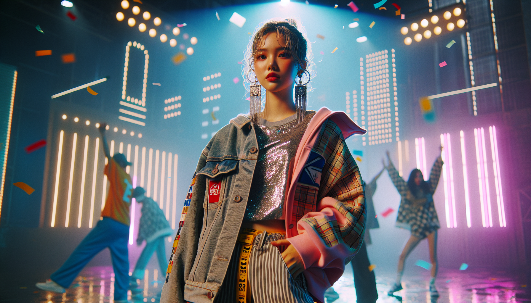 K-pop debuts themed image: "She sucks."