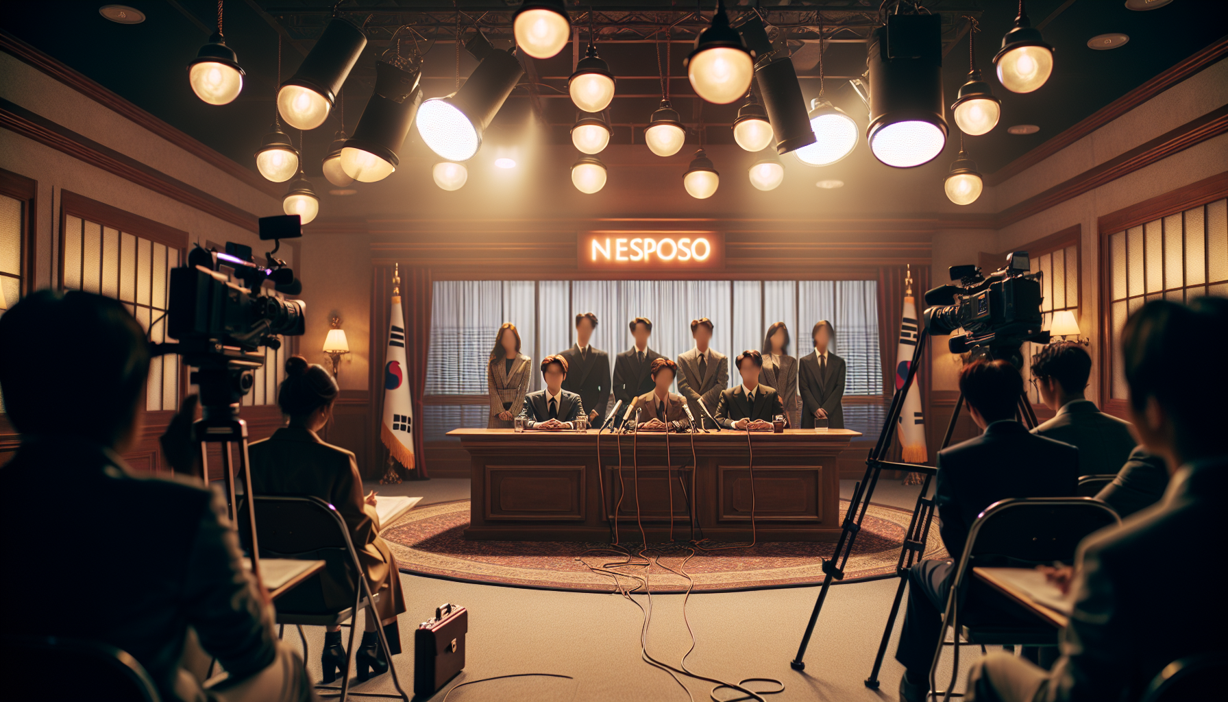 K-pop scandals themed image: Many of the victims called him "Dad."