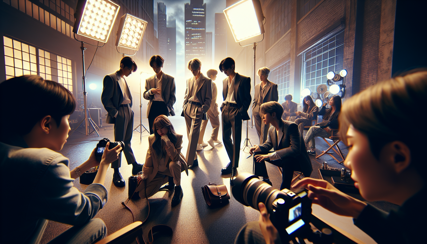 K-pop industry themed image: It doesn't look like them at ALL.