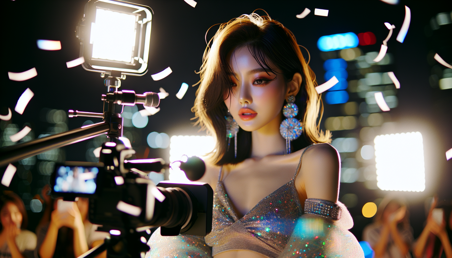 K-pop debuts themed image: This is what she was like before fame.